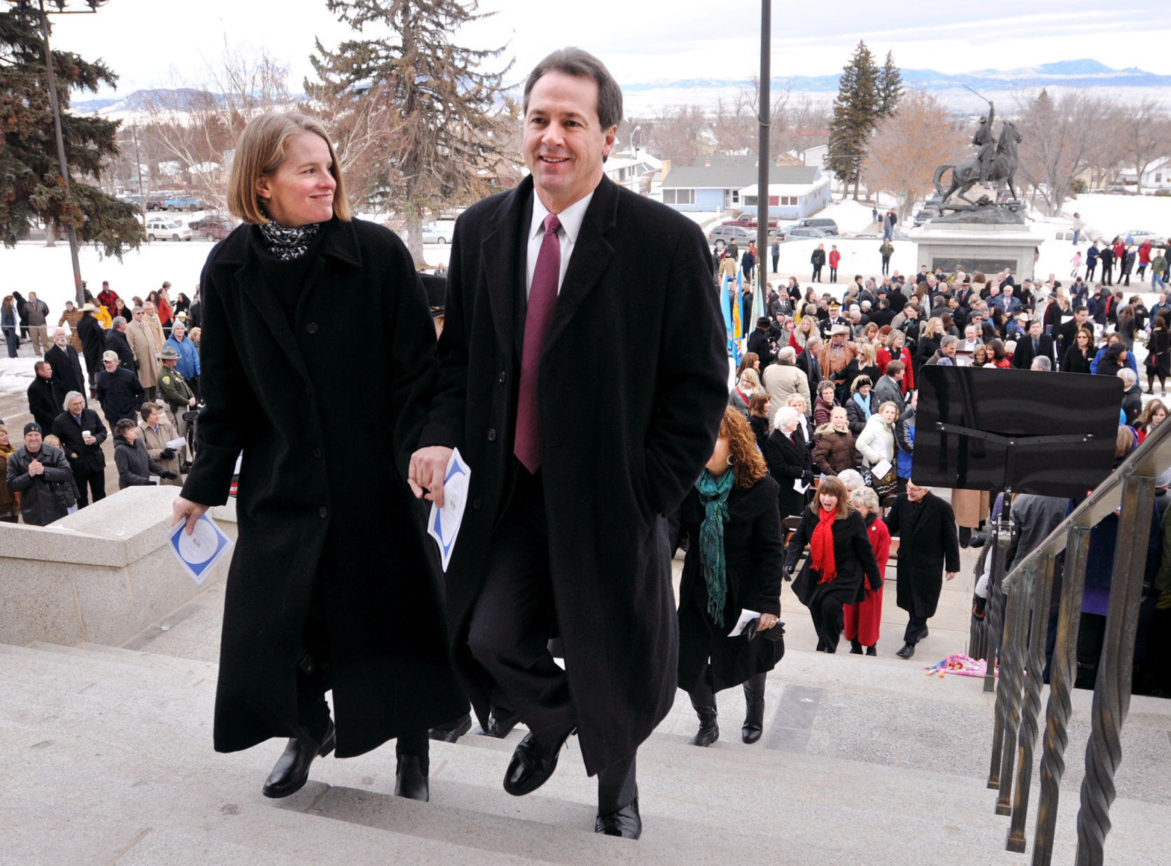 Gov. Steve Bullock and his wfe Lisa Bullock
